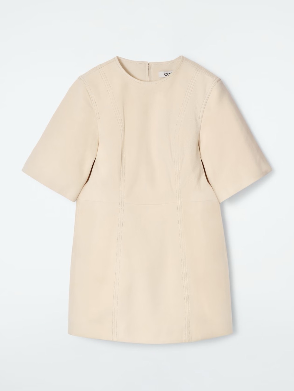 NWT COS Cream Suede Mini Dress